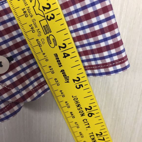 UNTUCKit Men Office Plaid Button Up Long Sleeve Shirt Cotton XL Extra Large - Picture 10 of 12